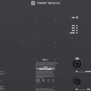 LD Systems STINGER SUB 18 A G3 Subwoofer Activo de 18" 1600w