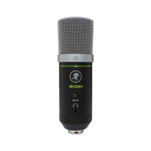 Mackie EM-91CU+ Micrófono Condensador USB con Monitoreo para Podcast y Streaming