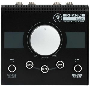 Mackie Big Knob Passive Controlador de Monitores para Estudio