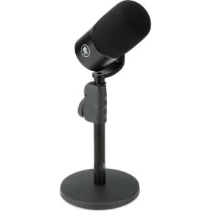 Mackie EM-99B Micrófono Broadcast Dinámico para Podcast y Streaming Profesional