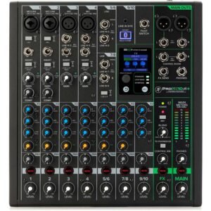 Mackie ProFX10v3+ Mezcladora USB 10 Canales con Bluetooth y Loopback para Streaming