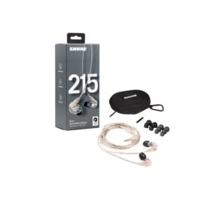 Shure SE215-CL Audífonos In-Ear Profesionales para Monitoreo y Escenario