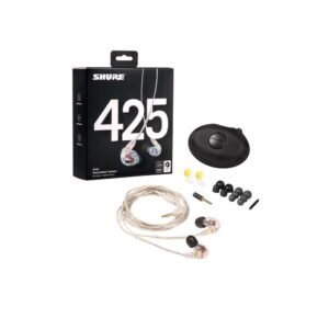 Shure SE425-CL Audífonos In-Ear Profesionales Dual Driver para Monitoreo