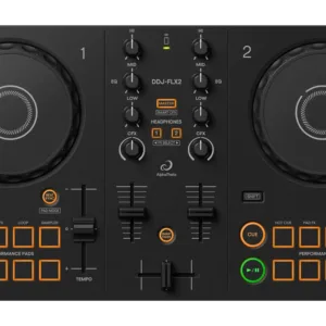 AlphaTheta DDJ-FLX2 Controlador DJ Compacto 2 Canales con Smart FX y Streaming