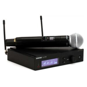 Shure SLXD2/SM58 Micrófono Inalámbrico Digital de Mano para Voz en Vivo