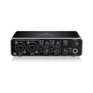Behringer UMC202HD Interfaz de Audio USB 2x2 con Preamps MIDAS