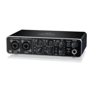 Behringer UMC204HD Interfaz de Audio USB 2x4 con Preamps MIDAS