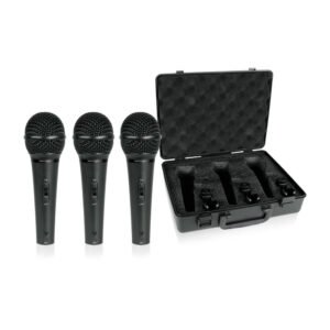 Behringer XM1800S Pack de 3 Micrófonos Dinámicos Supercardioides