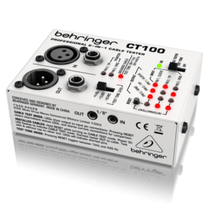 Behringer CT100 Tester Profesional de Cables y Conectores Audio