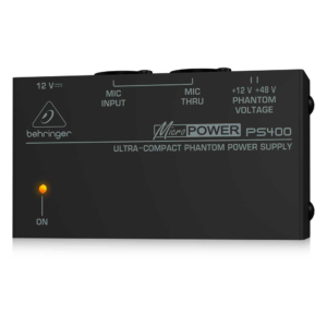Behringer PS400 Phantom Power para Micrófonos de Condensador