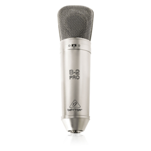 Behringer B-2 PRO Micrófono de Condensador Multipatrón de Diafragma Grande para Estudio Profesional