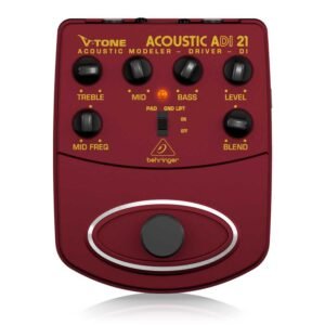 Behringer ADI21 Preamp DI para Guitarra Acústica con Tecnología V-TONE