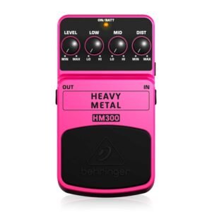 Behringer HM300 Pedal Heavy Metal de Alta Ganancia para Guitarra Eléctrica