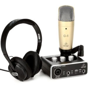 Behringer U-PHORIA STUDIO Kit Completo de Grabación USB para Home Studio 3