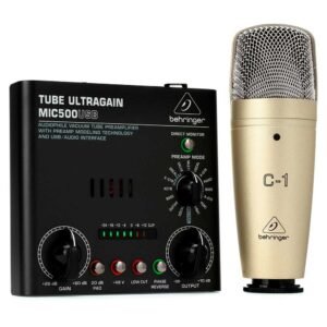 Behringer VOICE STUDIO Kit Profesional de Grabación Vocal para Home Studio