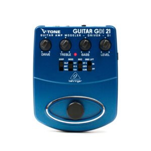 Behringer GDI21 V-Tone Pedal Modelador de Amplificador y DI para Guitarra