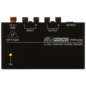 Behringer PP400 Preamplificador Phono Compacto para Tocadiscos y Sistemas Hi-Fi