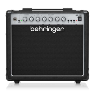 Behringer HA-20R Amplificador Combo para Guitarra Eléctrica de 20W con Reverb y Altavoz Bugera de 8"