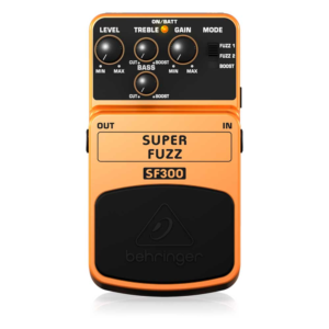 Behringer SF300 Pedal Fuzz Analógico de 3 Modos para Guitarra