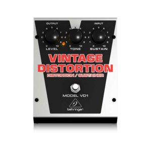 Behringer VD1 Pedal Vintage Distortion Sustainer para Guitarra Clásico Rock