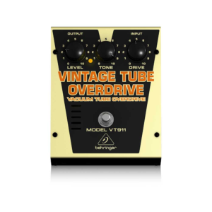 Behringer VT911 Pedal Vintage Tube Overdrive a Válvula para Guitarra Blues Rock