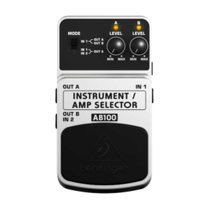 Behringer AB100 Pedal Selector A/B para Guitarra y Amplificadores