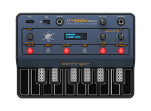 Behringer JT-4000M MICRO Sintetizador Híbrido Portátil 4 Voces con MIDI y Arpegiador