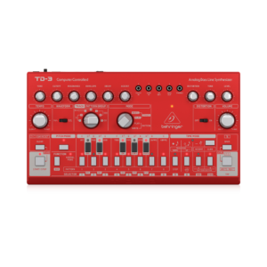 Behringer TD-3-RD Sintetizador Bass Line Analógico Rojo con Secuenciador