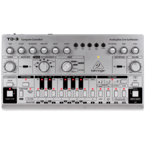Behringer TD-3-SR Sintetizador Bass Line Analógico Silver con Secuenciador