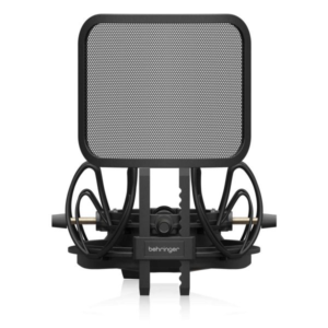 Behringer SMP2000 Shock Mount Profesional con Filtro Pop para Micrófono de Estudio