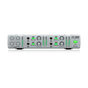 Behringer AMP800 Amplificador de Audífonos Profesional de 4 Canales para Estudio