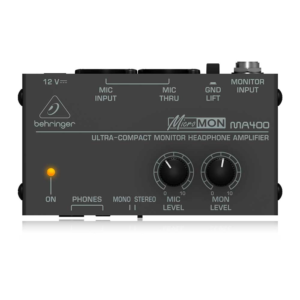 Behringer MA400 MICROMON Amplificador de Audífonos Personal con Mezcla de Monitoreo