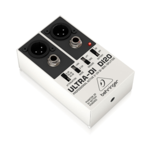Behringer DI20 Ultra-DI Caja Directa Activa de 2 Canales para Estudio y Sonido en Vivo