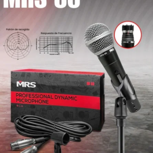 MRS MRS-85 Micrófono Vocal Dinámico Cardioide de Mano
