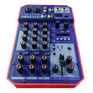 MRS STUDIO 8FX Mezcladora de 8 Canales con USB, Bluetooth y DSP
