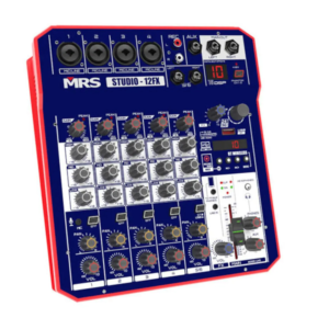 MRS STUDIO 12FX Mezcladora de 12 Canales con USB, Bluetooth y DSP