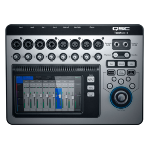 QSC TouchMix-8 Mezcladora Digital de 8 Canales con Pantalla Táctil y Grabación Multipista