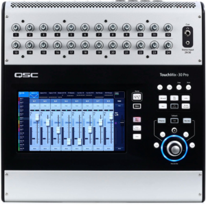 QSC TouchMix-30 Pro Mezcladora Digital de 32 Canales con Pantalla Táctil y Grabación Multipista