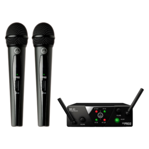 AKG WMS40 MINI DUAL Sistema Inalámbrico UHF Profesional para Voz